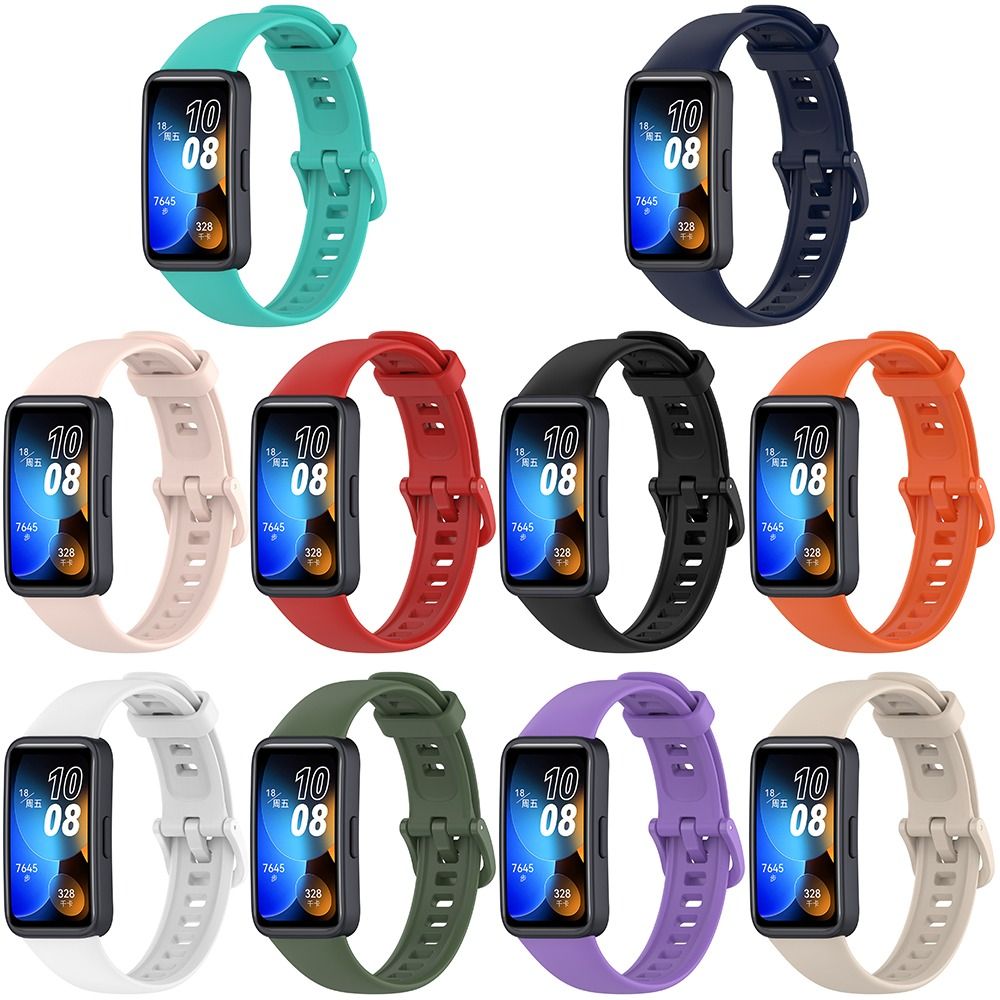 สําหรับ Huawei Band 8 สายรัดข้ - Silicone Band Replacement บทวิจารณ์และราคา