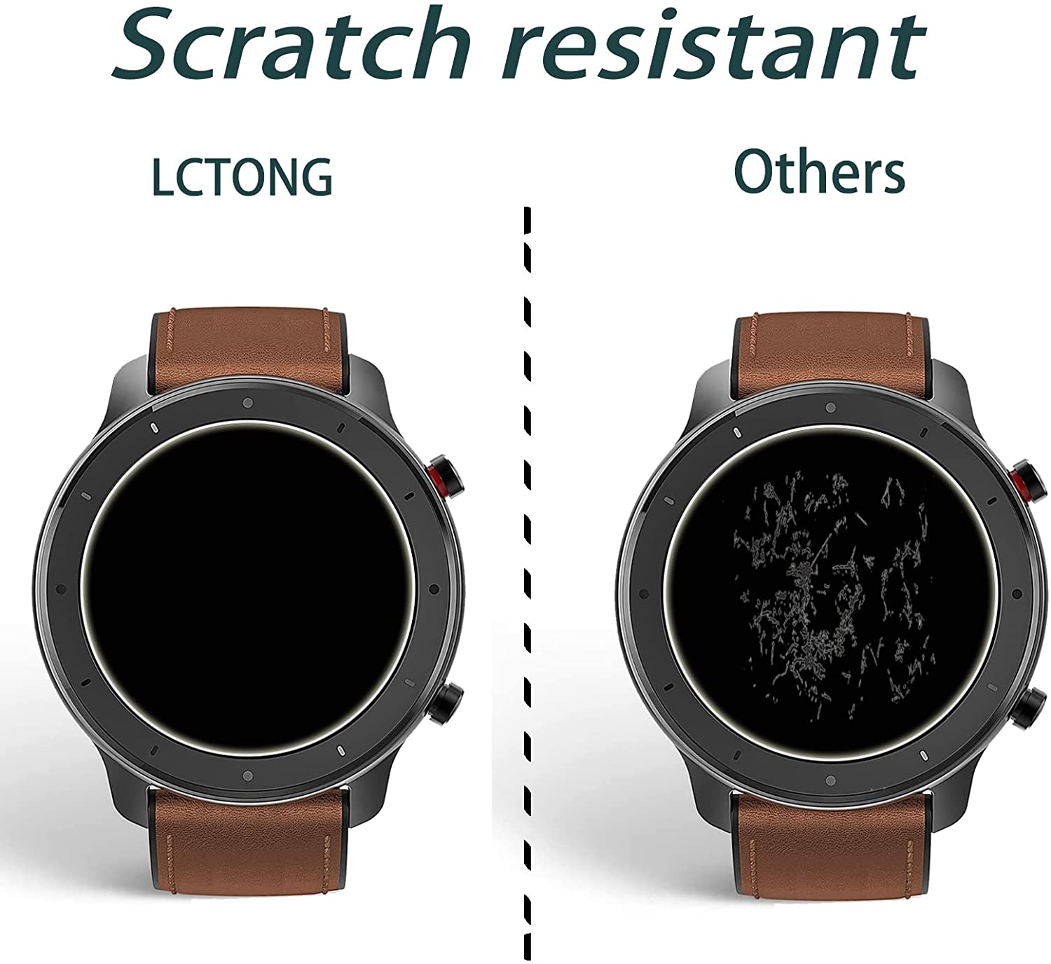 9H กระจกนิรภัยฟิล์มสําหรับ Ama - Watch Face Protector บทวิจารณ์และราคา