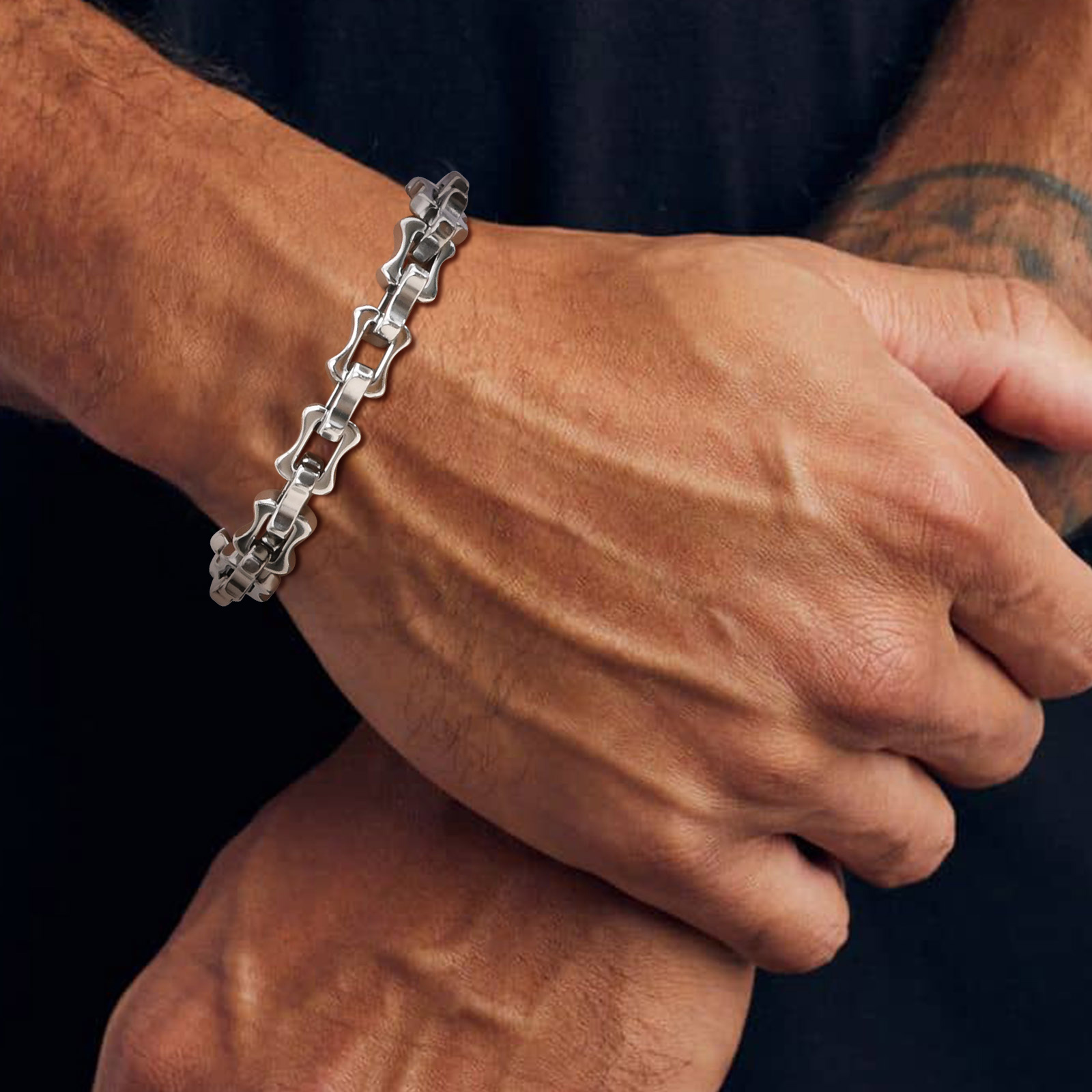 Vnox กำไลข้อมือแบบถักสำหรับผู้ - Ceramic Link Bracelet บทวิจารณ์และราคา